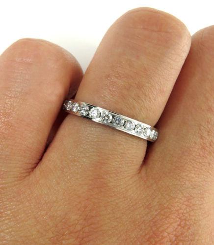 0.50CT PLATINUM ROUND CUT DIAMOND WEDDING ANNIVERSARY BAND RING COMFORT FIT | Treasurly by Dima - Exquisite Diamonds and Fine Quality Antique, Vintage, and Estate Jewelry