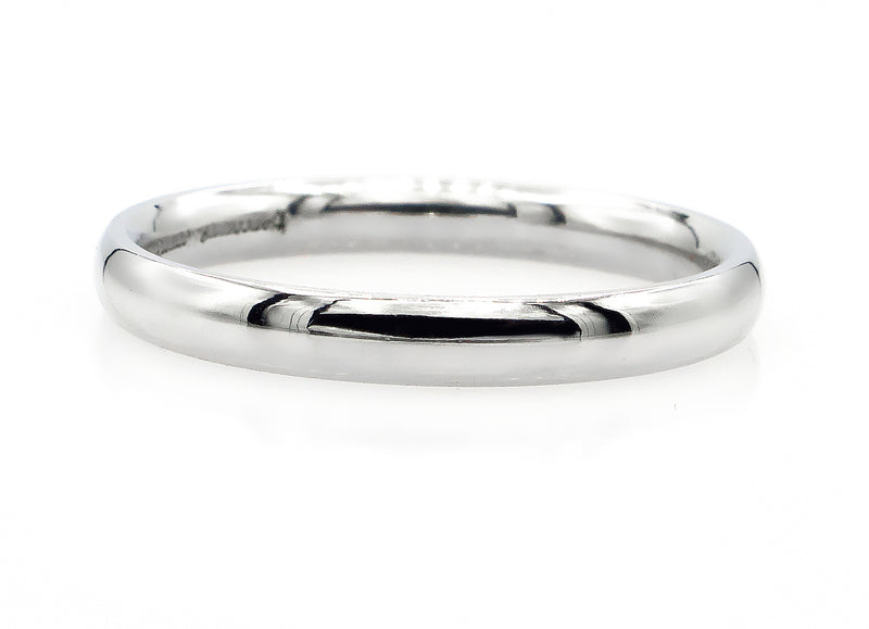 Benchmark 3mm, size 10 Solid Platinum 950 Plain Wedding Band Ring Comfort Fit