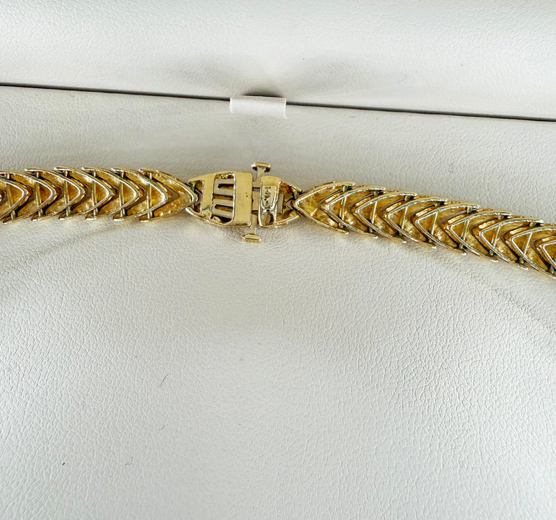 GIA 12.60ct Colombian Emerald 6.0ctw Diamond 14K Gold Estate Vintage Collar Choker Necklace, 1980s