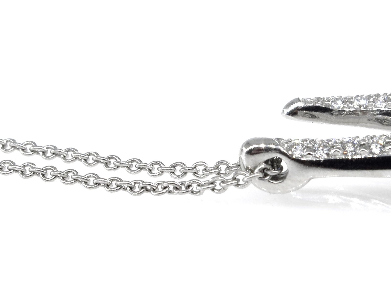 Authentic TIFFANY & CO 1.25ct Large STARFISH Pave Diamond Platinum