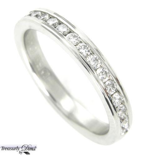 0.33CT ROUND DIAMOND WEDDING ANNIVERSARY BAND RING SOLID PLATINUM | Treasurly by Dima - Exquisite Diamonds and Fine Quality Antique, Vintage, and Estate Jewelry